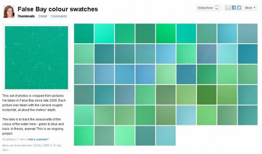 False Bay color swatches