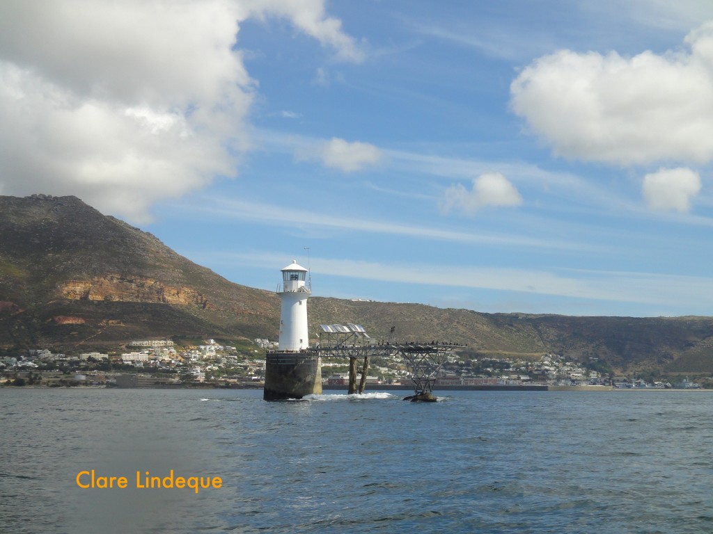 Roman Rock lighthouse from the sea