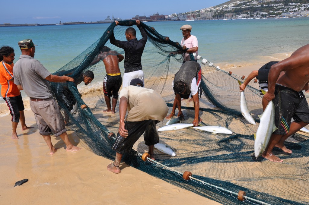 Emptying the net