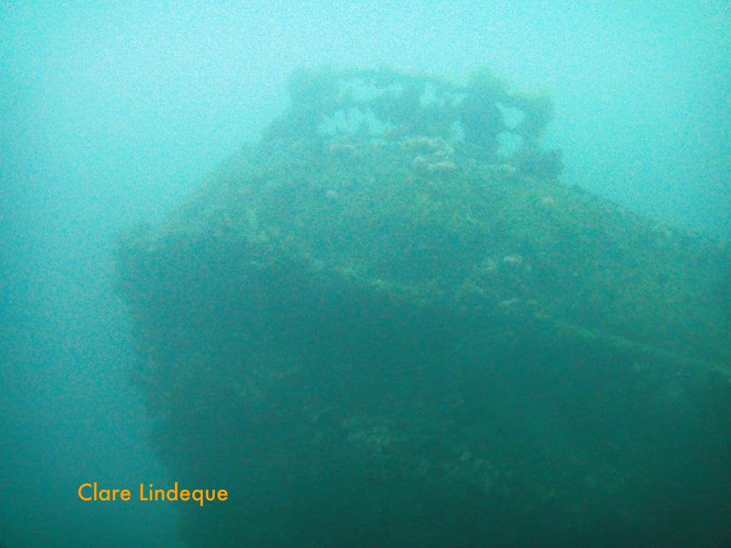 The stern of the SAS Good Hope