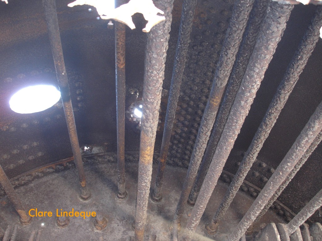 Inside the boiler