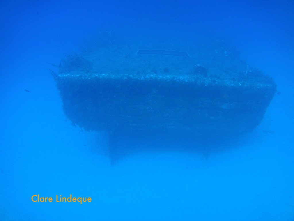 Approaching the stern of the P29