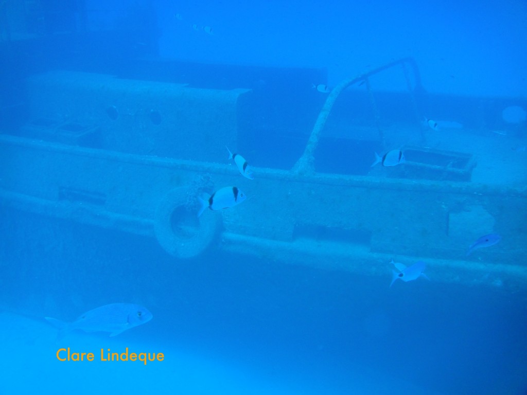 Towards the stern of the Rozi, fender still in place