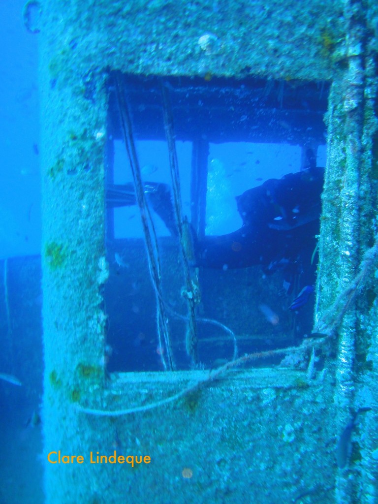 Tony inside the wheelhouse