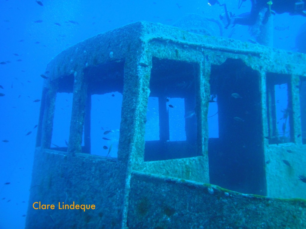 Doors and windows have been removed to facilitate penetration of the wheelhouse