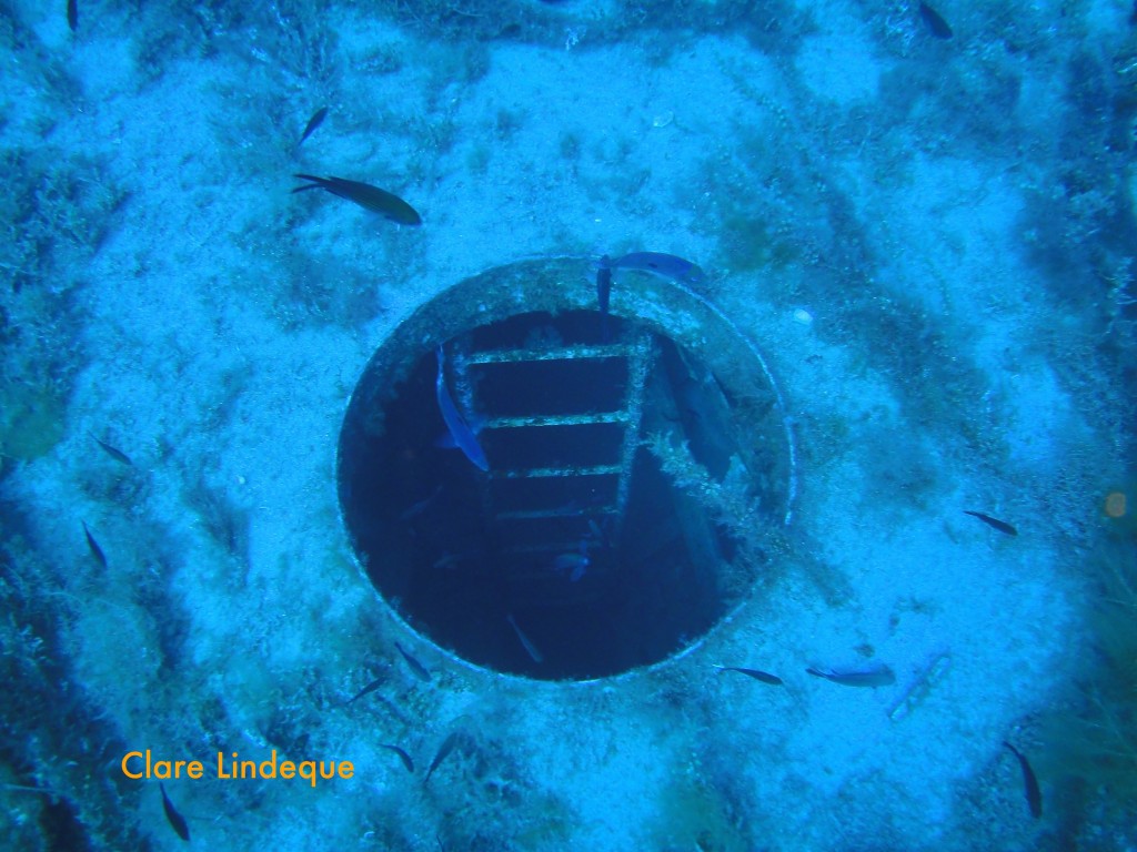 Open hatch on the deck