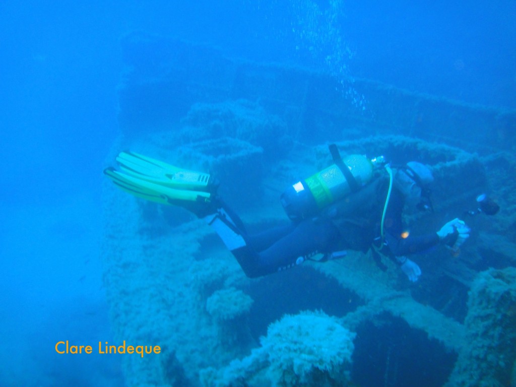 Tony at the bow of the Imperial Eagle