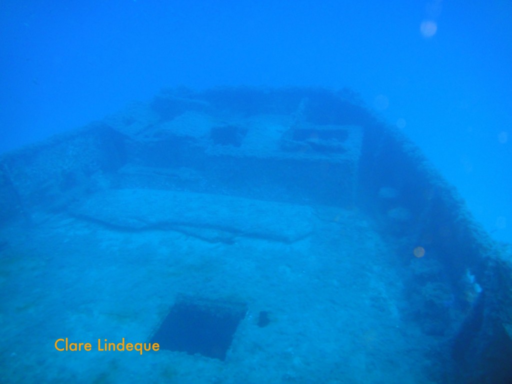 The stern of the Imperial Eagle