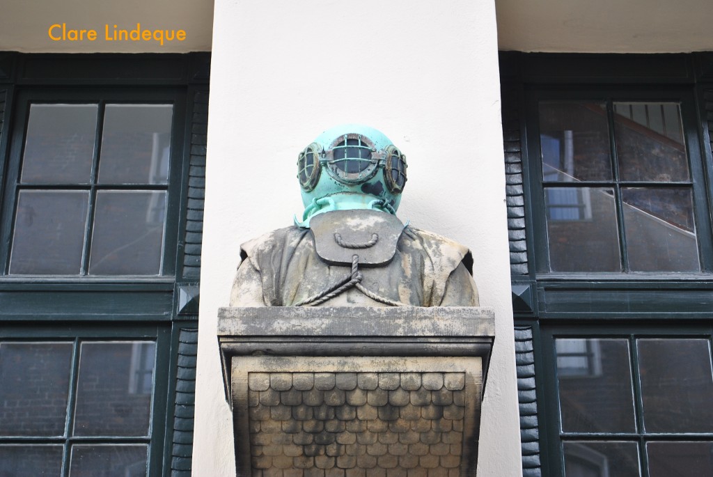 Signage outside a Danish firm of commercial divers