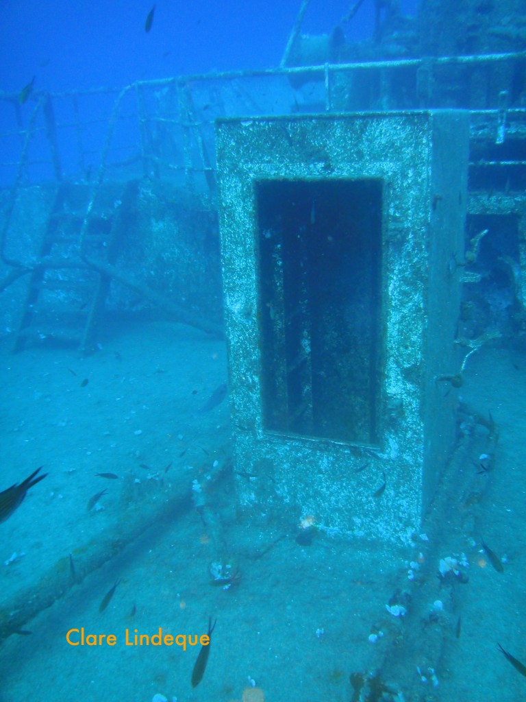 Hatch and ladder on deck