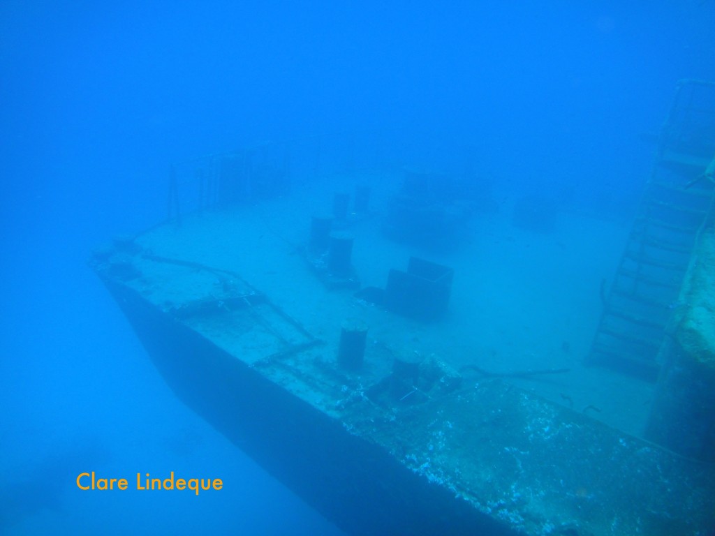 The stern of the Um El Faroud