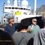 First mate and captain introducing themselves before the tour