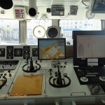 Navigation equipment on the bridge