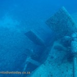 The propellers and rudders of El Miniya