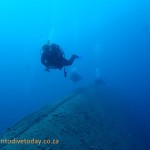 Veronica cruising along the wreck