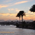 Sunset at Hurghada marina