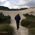 Climbing the dunes