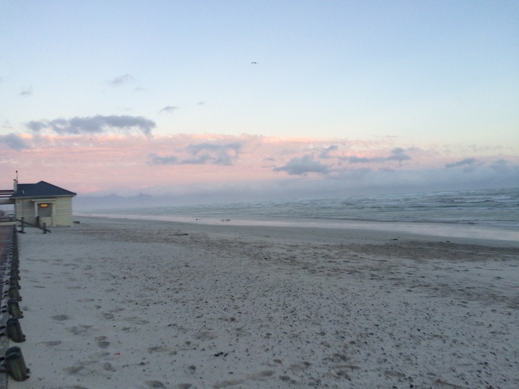 Muizenberg Beach in a howling wind